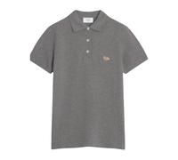Maison Kitsuné - Baby Fox Regular Polo - Femme - Tops - Gris - Taille: 38 FR