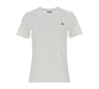 Maison Kitsuné - Baby Fox Regular Tee-Shirt - Femme - Tops - Blanc - Taille: 36 FR