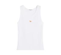 Maison Kitsuné - Baby Fox Tank Top - Femme - Tops - Blanc - Taille: 40 FR