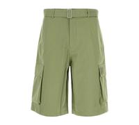 Maison Kitsuné - Bermuda Cargo Ceinturé - Homme - Shorts - Vert - Taille: W42