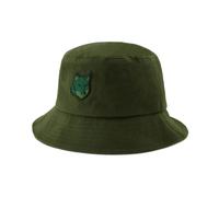 Maison Kitsuné - Bold Fox Head Bucket Hat - unisex - Accessoires - Vert - Taille: M/L