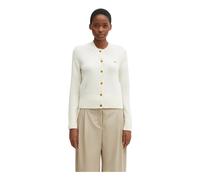 Maison Kitsuné - Cardigan ajusté en laine d'agneau Baby Fox - Femme - Pulls - Beige - Taille: 38 FR
