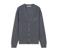 Maison Kitsuné - Cardigan en Laine Renard - Homme - Pulls - Gris - Taille: XL