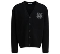 Maison Kitsuné cardigan homme noir - L