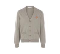 Maison Kitsuné - Cardigan Tête de Renard - Homme - Pulls - Gris - Taille: M