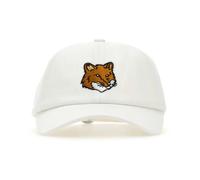 Maison Kitsuné - Casquette de baseball en coton - Homme - Accessoires - Blanc - Taille: ONE Size