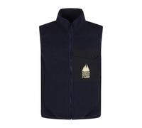 Maison Kitsuné - Casual Fleece Sleeveless Vest - Homme - Vestes - Bleu - Taille: XL