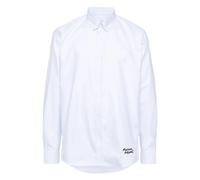 Maison Kitsuné - Chemise Casual BD Handwriting - Homme - Chemises - Blanc - Taille: L