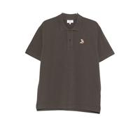 Maison Kitsuné - Dreaming Fox Comfort Polo - Homme - Tops - Brun - Taille: S