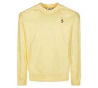 Maison Kitsuné - Dreaming Fox Comfort SweaT-shirt - Homme - Sweatshirts et sweats à capuche - Jaune - Taille: L