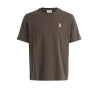 Maison Kitsuné - Dreaming Fox Comfort Tee - Homme - Tops - Brun - Taille: S
