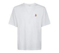 Maison Kitsuné - Dreaming Fox Comfort Tee-Shirt - Homme - Tops - Blanc - Taille: 2XL