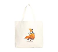 Maison Kitsuné - Dreaming Fox Tote - unisex - Sacs - Blanc - Taille: ONE Size