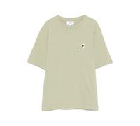 Maison Kitsuné - Dressed Fox Comfort T-Shirt - Femme - Tops - Vert - Taille: 42 FR