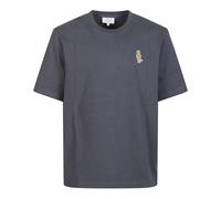 Maison Kitsuné - Dressed Fox Comfort T-Shirt - Homme - Tops - Bleu - Taille: M