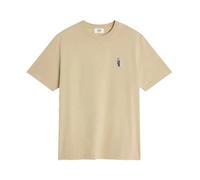 Maison Kitsuné - Dressed Fox Comfort Tee Shirt - Homme - Tops - Beige - Taille: XL