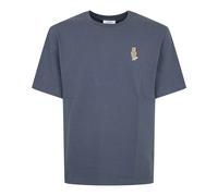 Maison Kitsuné – T-shirt Dressed Fox Confort Bleu Taille M