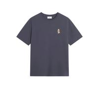 Maison Kitsuné - Dressed Fox Comfort Tee-Shirt - Homme - Tops - Gris - Taille: 2XL