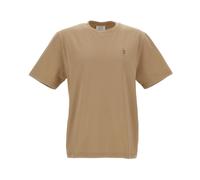 Maison Kitsuné - Dressed Fox T-shirt - Homme - Tops - Beige - Taille: S
