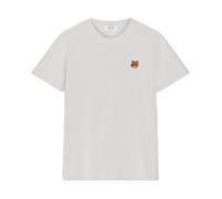 Maison Kitsuné, Femme, Tops, Blanc, Taille: 40 FR T-shirts blancs avec broderie tête de renard
