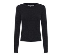 Maison Kitsuné - Fine Rib Cashmere Fitted Jumper - Femme - Pulls - Gris - Taille: 36 FR