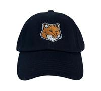 Maison Kitsuné - Fox Head Cap - unisex - Accessoires - Noir - Taille: ONE Size