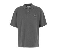 Maison Kitsuné - Fox Head Polo - Homme - Tops - Gris - Taille: S