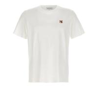 Maison Kitsuné - Fox Head Regular T-shirt - Homme - Tops - Blanc - Taille: XL