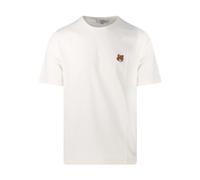 Maison Kitsuné - Fox Head Regular Tee-Shirt - Homme - Tops - Beige - Taille: L