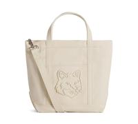 Maison Kitsuné - Fox Head Small Tote - Femme - Sacs - Beige - Taille: ONE Size