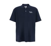 Maison Kitsuné - Handwriting Comfort Polo - Homme - Tops - Bleu - Taille: S
