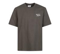 Maison Kitsuné - Handwriting Comfort T-Shirt - Homme - Tops - Gris - Taille: S