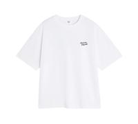Maison Kitsuné - Handwriting Oversize T-Shirt - Homme - Tops - Blanc - Taille: XL