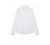 Maison Kitsuné, Homme, Chemises, Blanc, Taille: 4XL Chemise Classique avec Patch Tricolore Renard