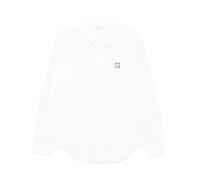 Maison Kitsuné, Homme, Chemises, Blanc, Taille: M Chemise Skate Tête de Renard Contour