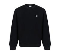 Maison Kitsuné, Homme, Sweatshirts et sweats à capuche, Noir, Taille: L SweaT-shirt Confort Tête de Renard Fox Head