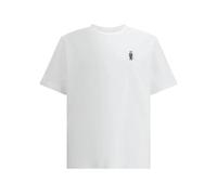 Maison Kitsuné, Homme, Tops, Blanc, Taille: S T-shirt Renard Debout