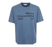 Maison Kitsuné, Homme, Tops, Bleu, Taille: L 2002 Faded Comfort Tee-Shirt