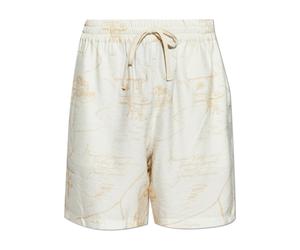 Maison Kitsuné - Lightweight Shorts - Homme - Shorts - Beige - Taille: M