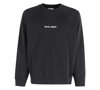 Maison Kitsuné - Line Handwriting Oversize SweaT-shirt - Homme - Sweatshirts et sweats à capuche - Noir - Taille: S