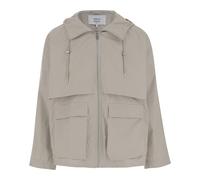 Maison Kitsuné - Manteau coupe-vent à capuche zippée - Homme - Vestes - Beige - Taille: S