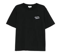 Maison Kitsuné - MK Handwriting Comfort T-Shirt - Homme - Tops - Noir - Taille: L