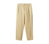 Maison Kitsuné - Pantalon plissé à taille élastique - Homme - Pantalons - Beige - Taille: S