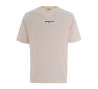 Maison Kitsuné - Paris Comfort Tee-Shirt - Homme - Tops - Beige - Taille: S