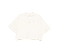 Maison Kitsuné - Paris Oversize Polo - Femme - Tops - Beige - Taille: 42 FR