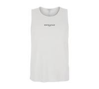 Maison Kitsuné - Paris Ribbed Tank Top - Homme - Pulls - Blanc - Taille: M