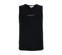 Maison Kitsuné - Paris Ribbed Tank Top - Homme - Pulls - Noir - Taille: L