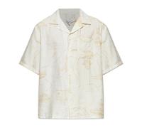 Maison Kitsuné - Parisian Map Resort Shirt - Homme - Chemises - Beige - Taille: XL
