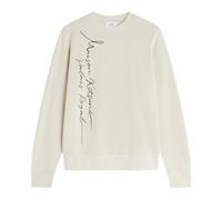 Maison Kitsuné - Poetic Script SweaT-shirt - Homme - Sweatshirts et sweats à capuche - Beige - Taille: XL