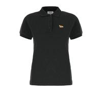 Maison Kitsuné - Polo en coton Bébé Renard - Femme - Tops - Noir - Taille: 42 FR